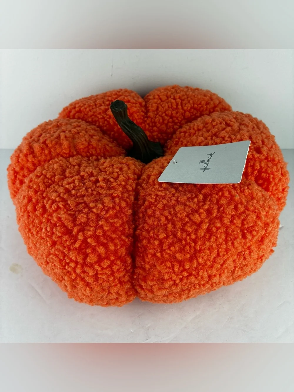 Hallmark NWT Orange Plush Stuffed Pumpkin